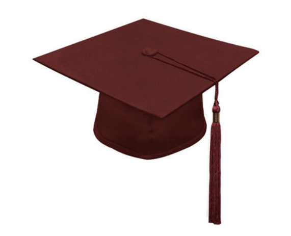 Mortarboard with tassel